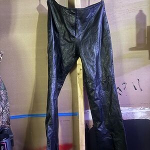Guess Black Leather Pants